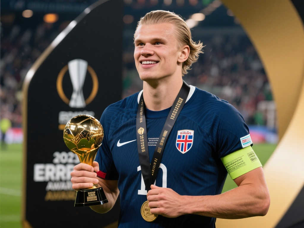 官方宣布:哈兰德荣膺2023环足奖年度最佳球员 官方宣布:哈兰德荣膺2023环足奖年度最佳球员